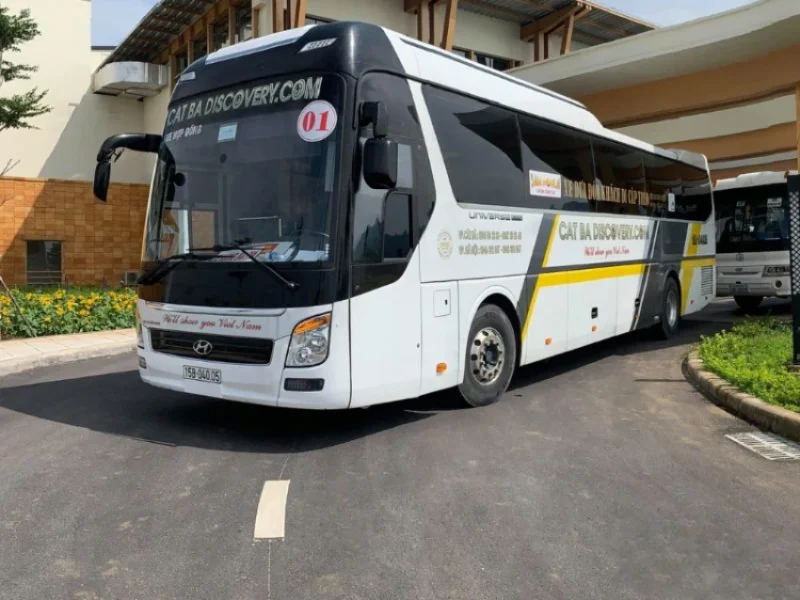 Direct bus from Cat Ba to Ninh Binh on the ferry - No luggage transfer required